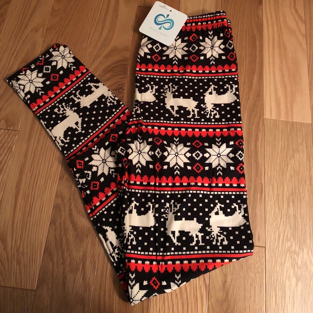 β’ ONE LEFT! πβ’ Holiday Print Leggings - Picture 4 of 7