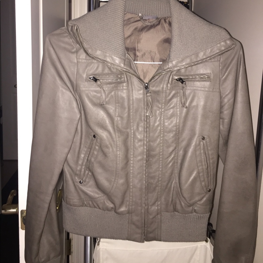 Leather jacket
