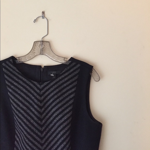J. Crew Dresses & Skirts - JCrew Chevron Wool-Blend Sheath Dress