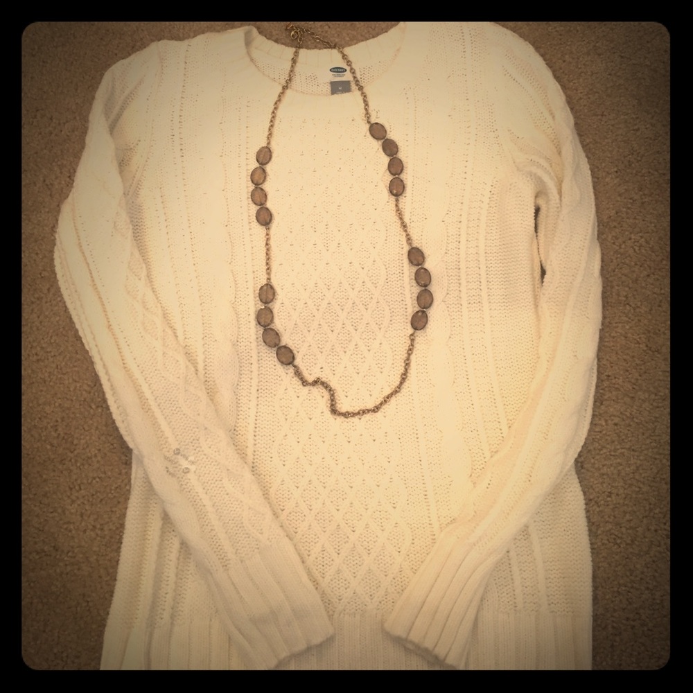Whites cream sweater