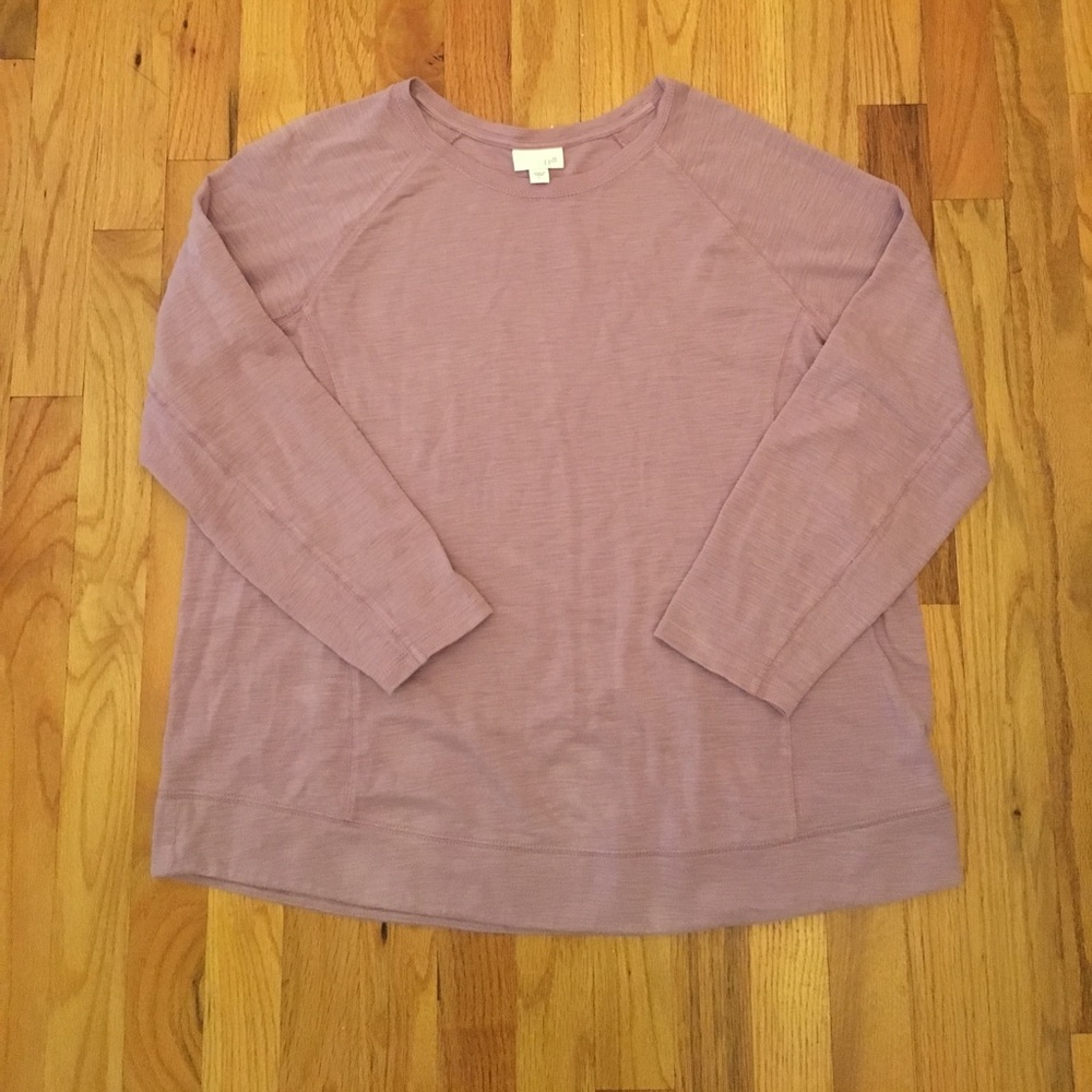 J. Jill Crewneck Long Sleeve Top