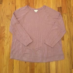 J. Jill Crewneck Long Sleeve Top