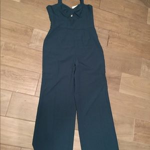 Emerald green Romper