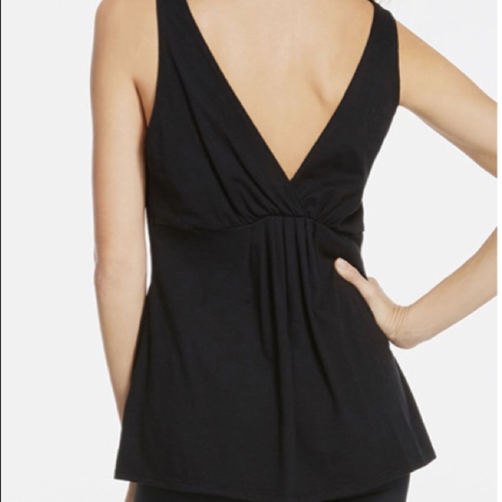 Black Convertible Fabletics Tank, NWT