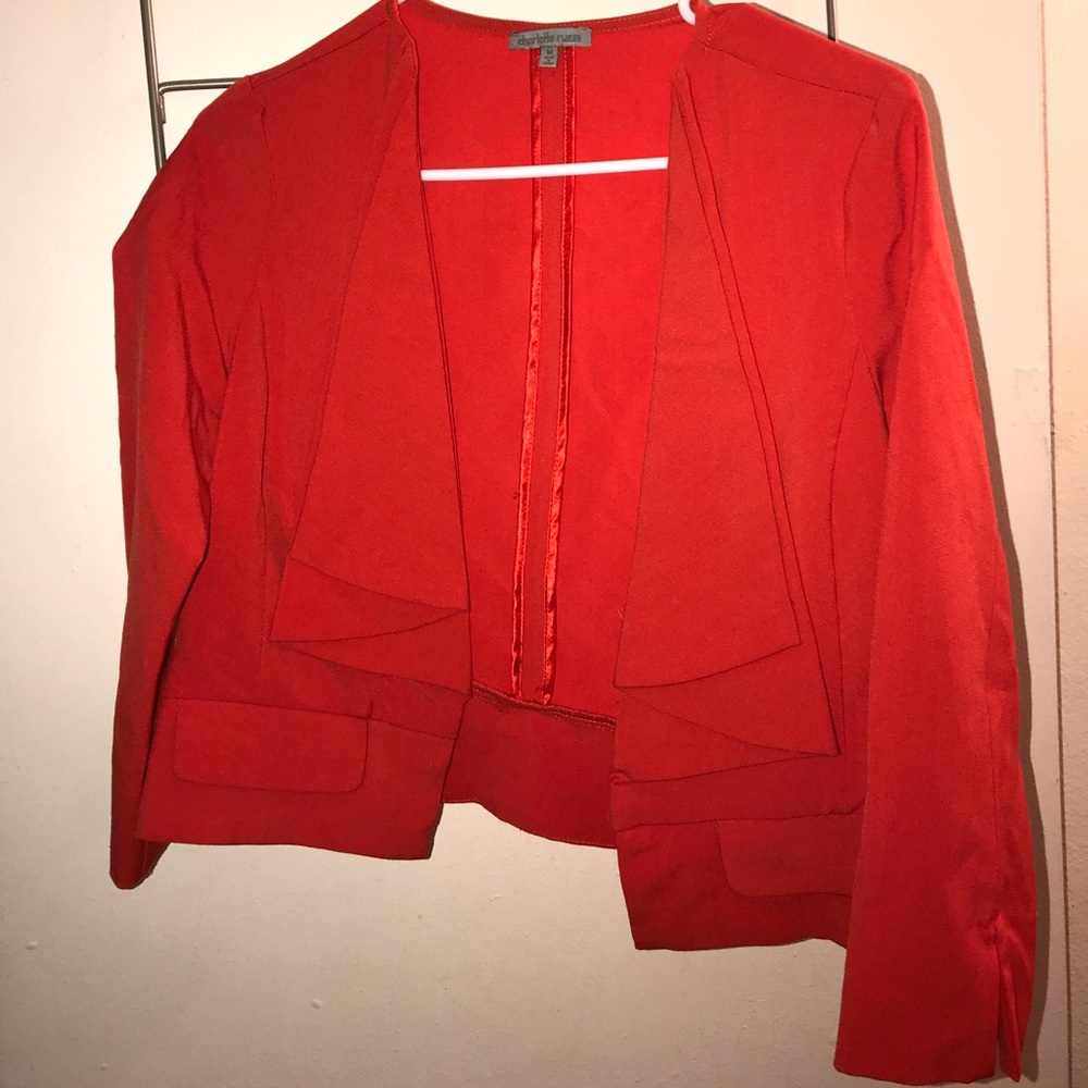 Orange 🍊 business casual jacket