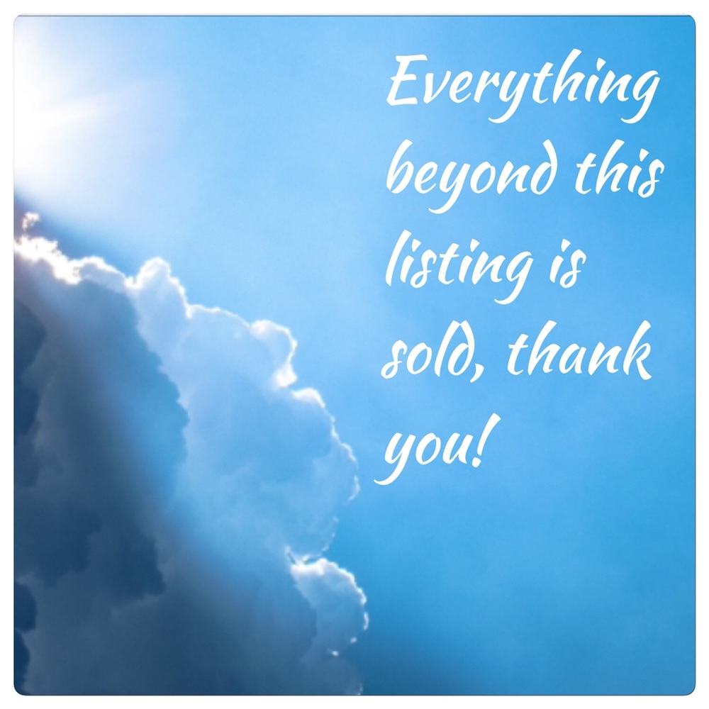 Everything beyond this listing is sold, thank you!