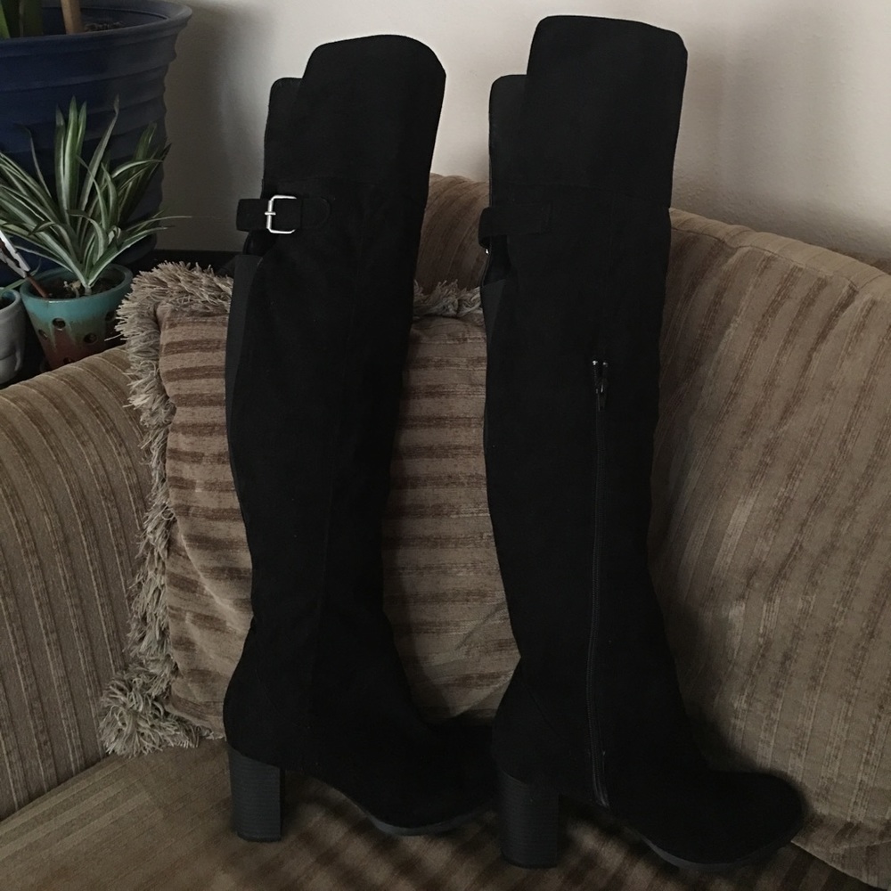 Wide calf 9M Lane Bryant over the knee boots