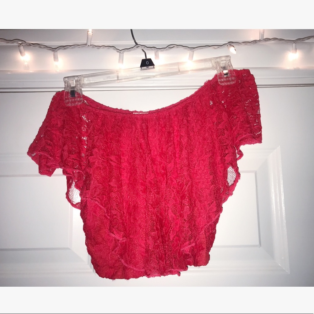 Garage Lace Crop Top