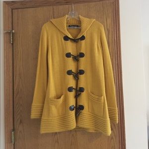 Alpaca In Style gold cardigan Size S