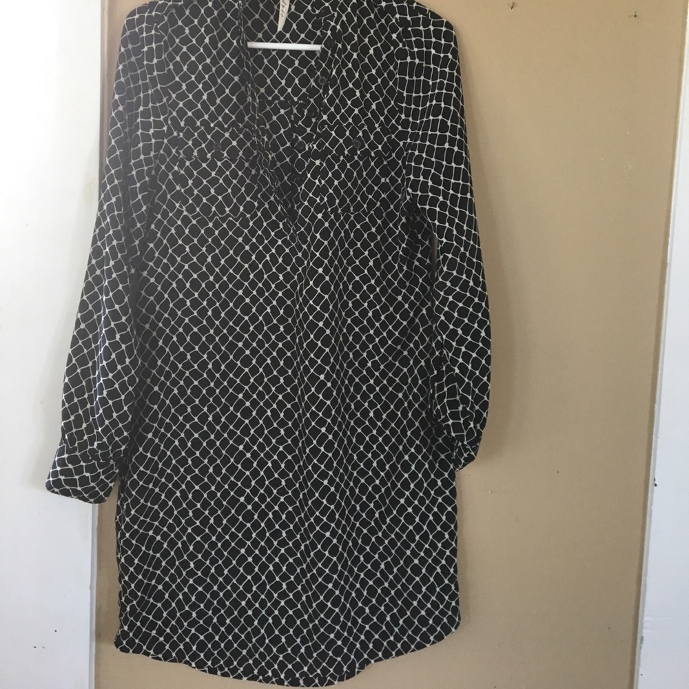 Francescas black midi dress