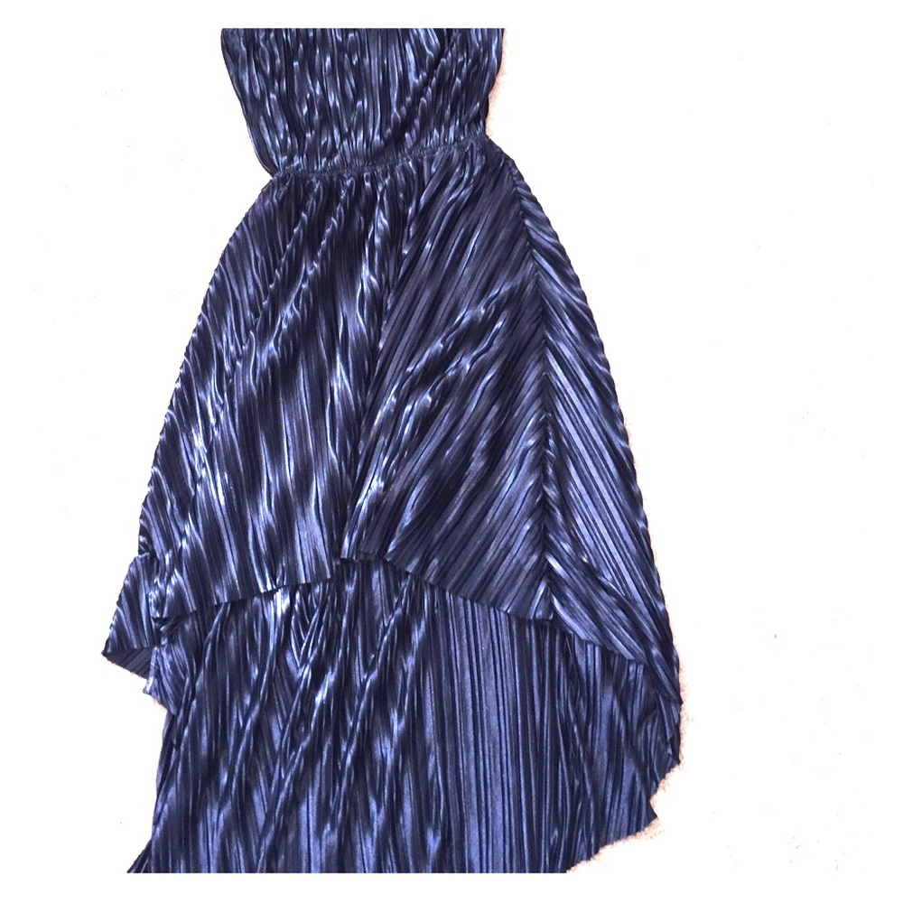 Ruffled black dress