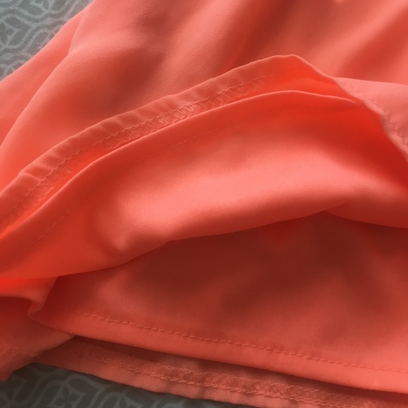 Charlotte Russe Peach Romper - Picture 5 of 5