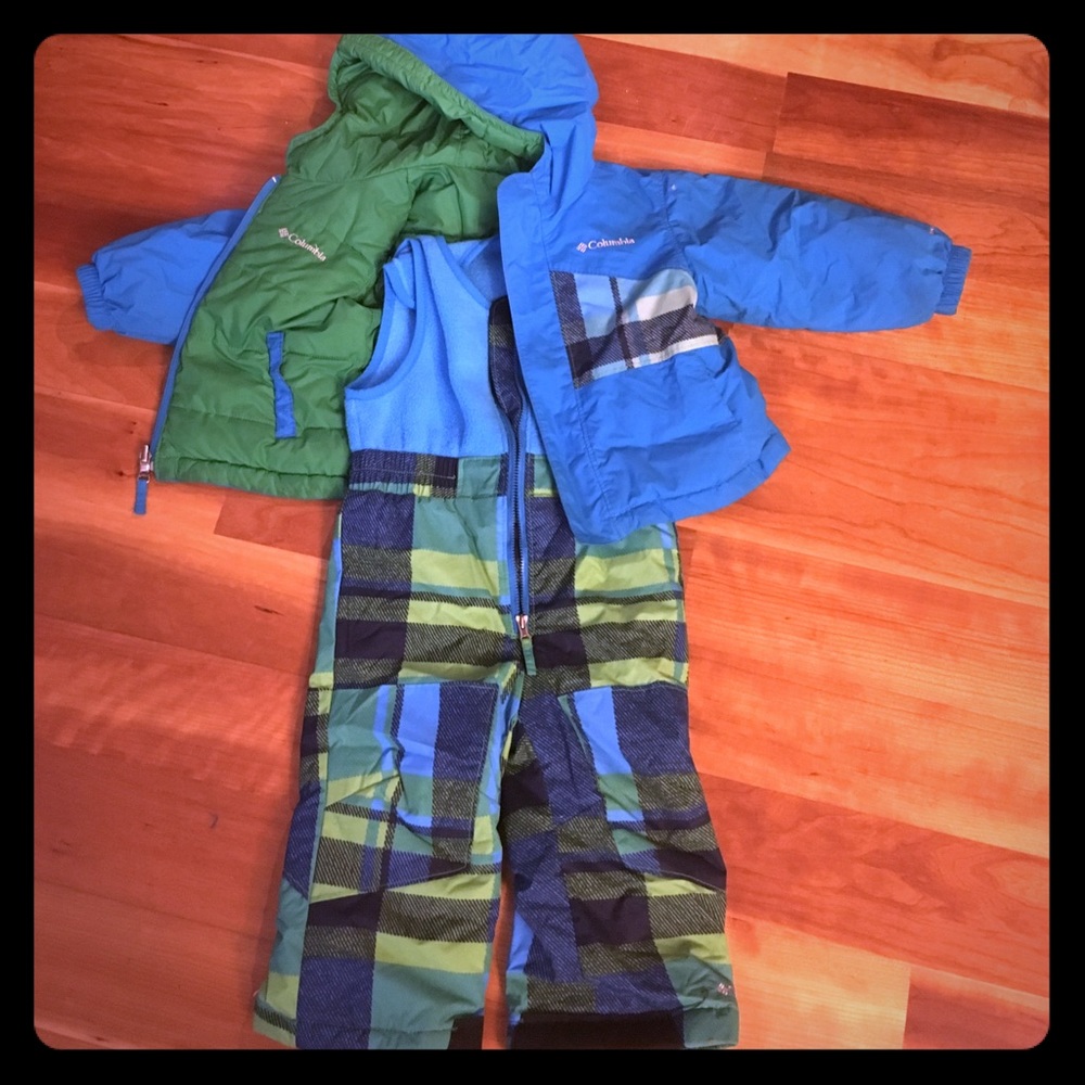 24 month boys reversible Columbia snowsuit