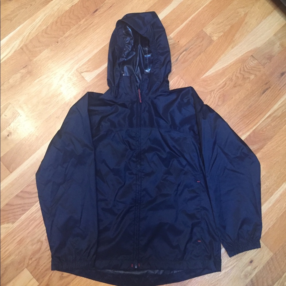 Boys Lands End Lightweight Waterproof Nylon Jacket