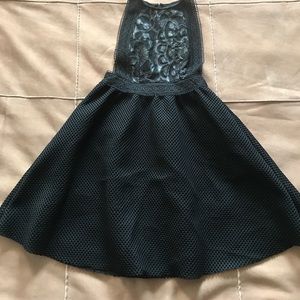 Black cocktail dress
