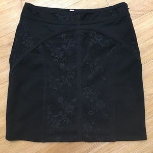 Free People Lace pencil skirt