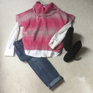 Cozy pink sweater