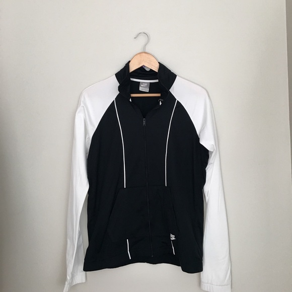 Nike Jackets & Blazers - Nike B&W Colorblock Track Jacket