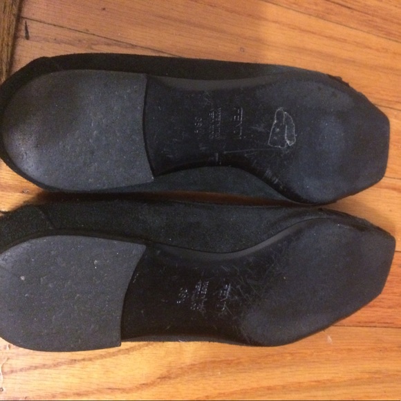 Fends black suede flats size 38 1/2 - Picture 2 of 2
