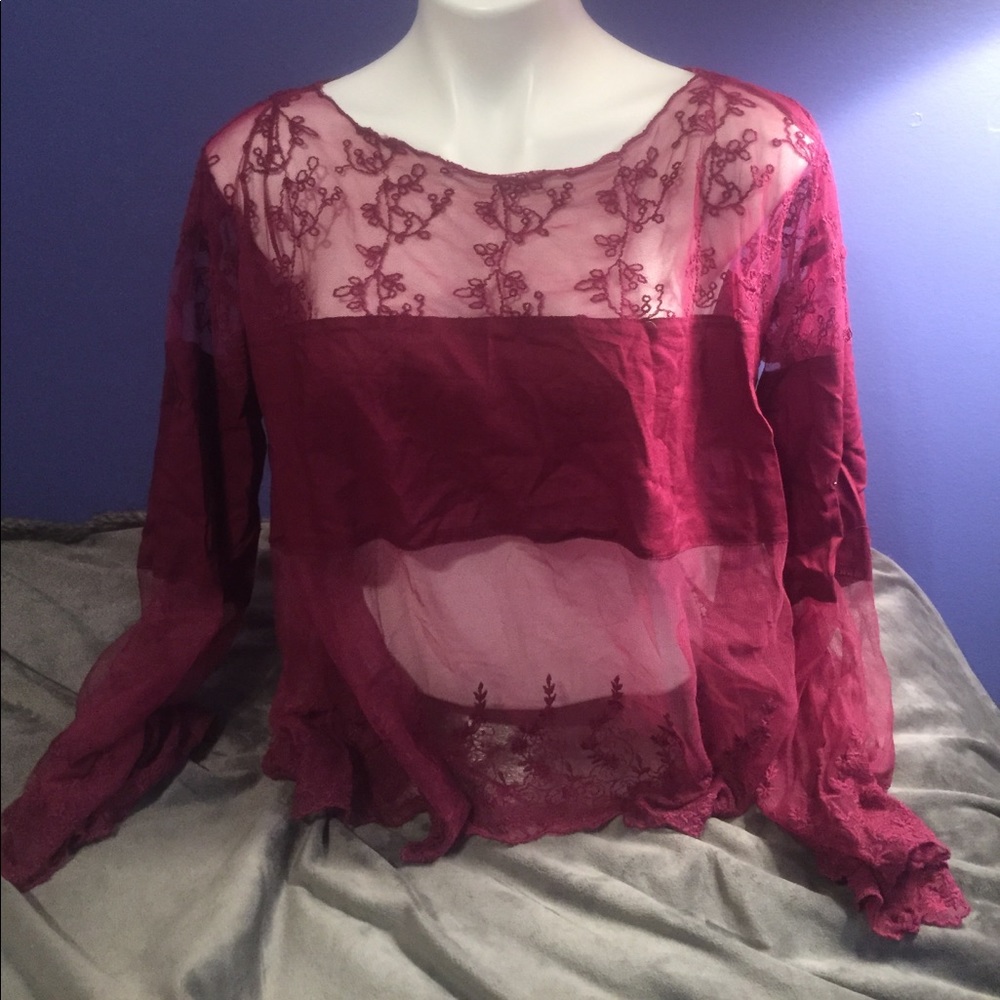 Free people lace top