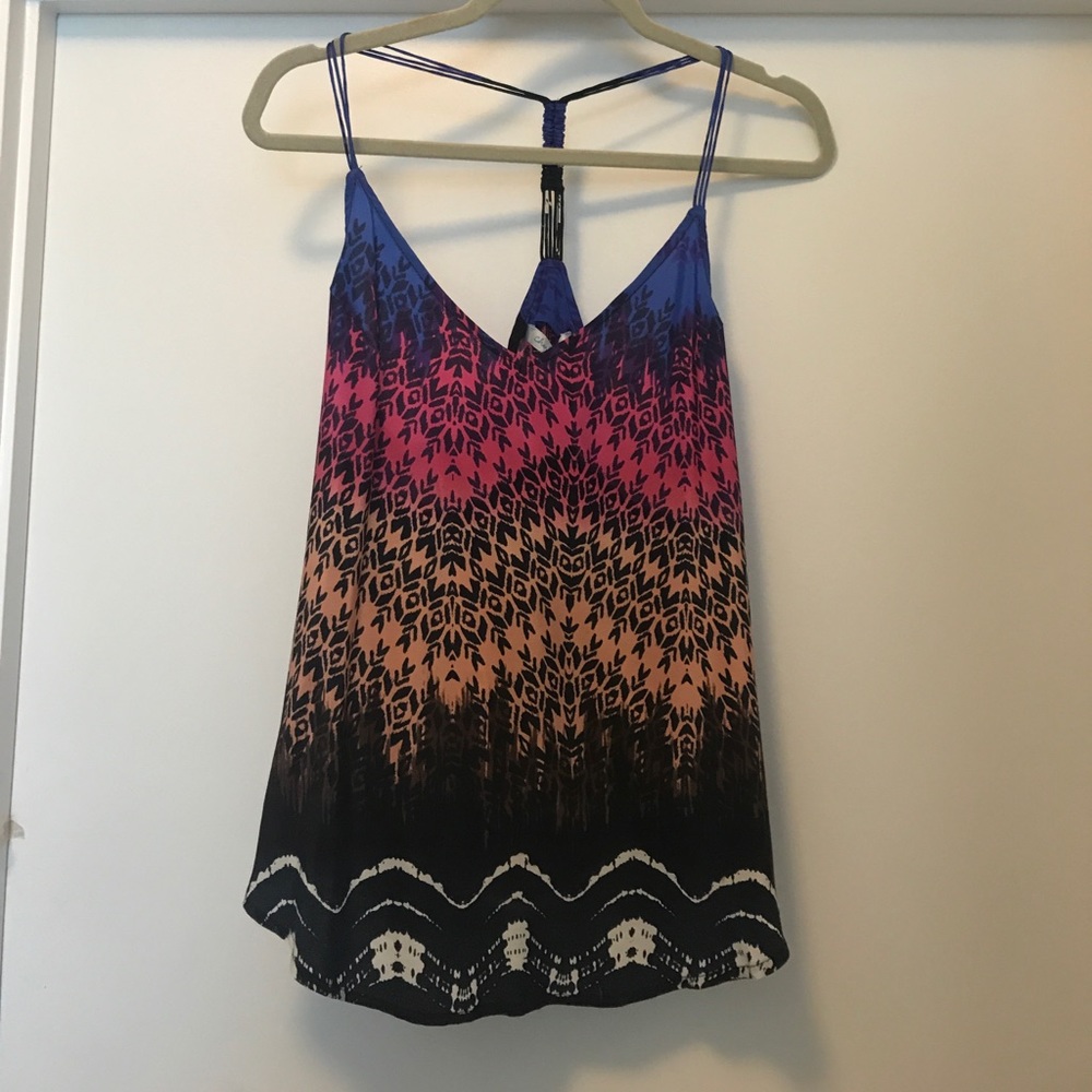 Charlie jade silk tank. Size small. Tags