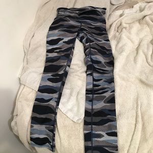 Lululemon blue camo leggings