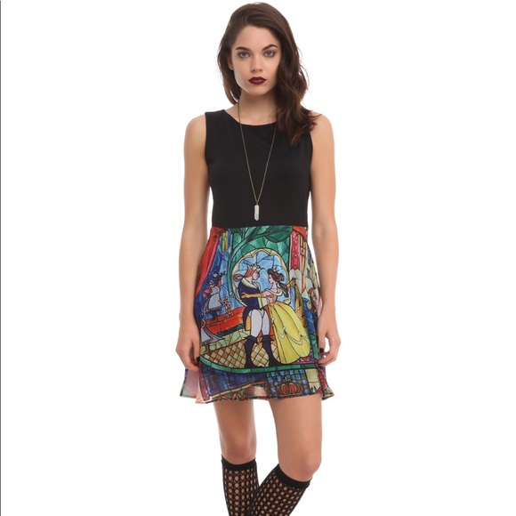 beauty and the beast dress hot topic