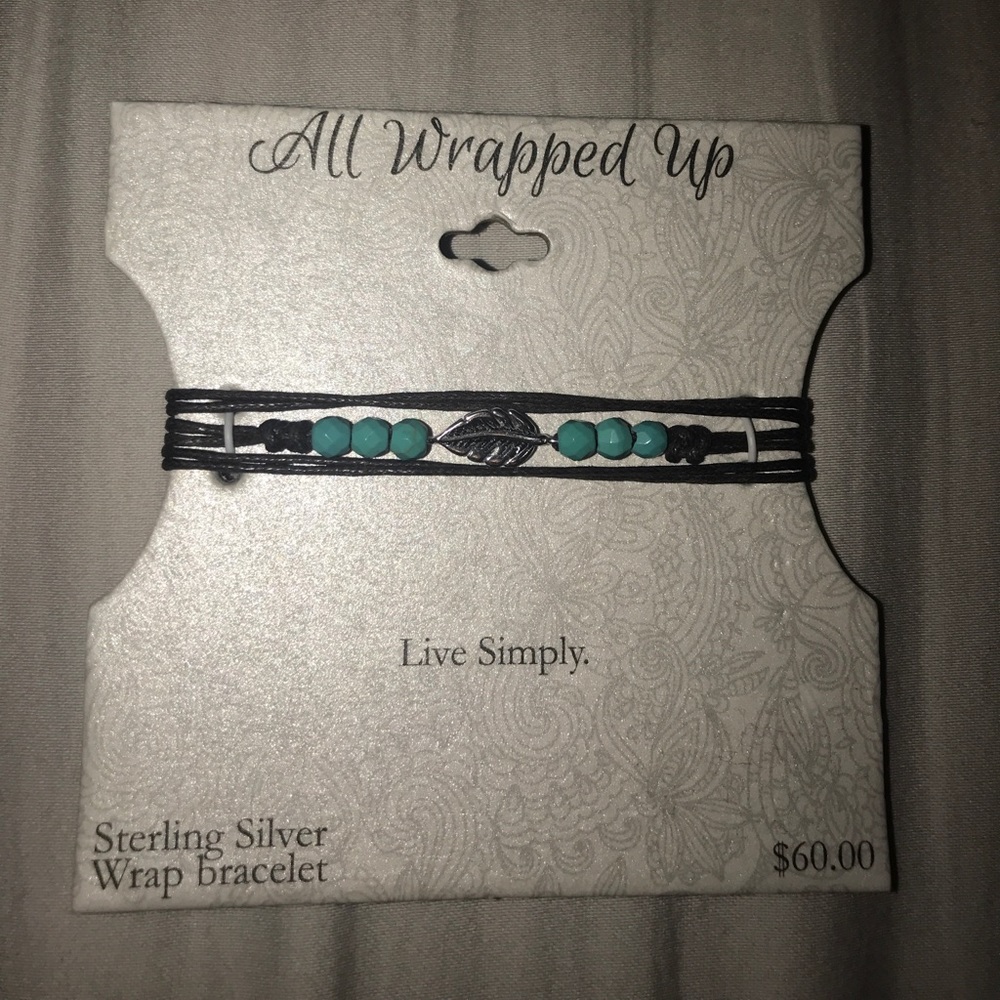 Sterling silver wrap bracelet