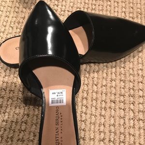 Black slip on mules from Payless!