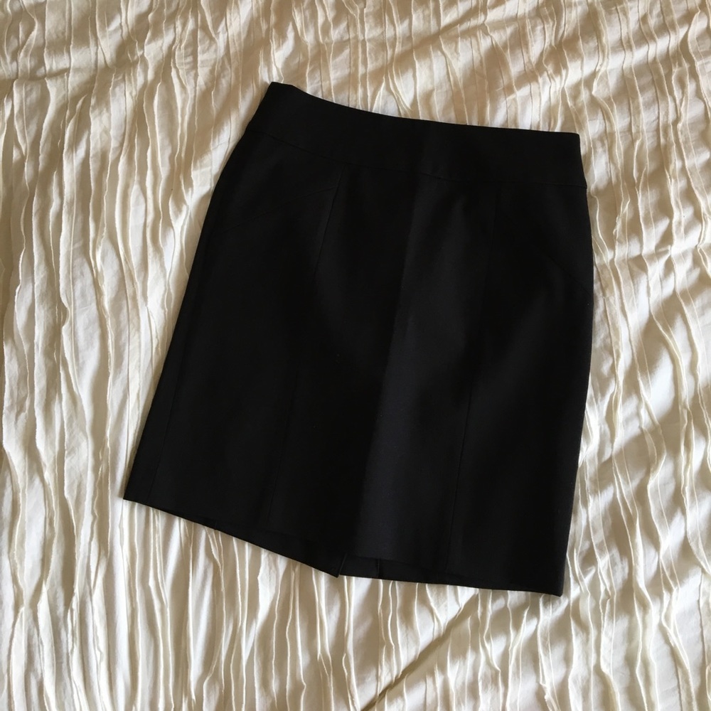 Black pencil skirt