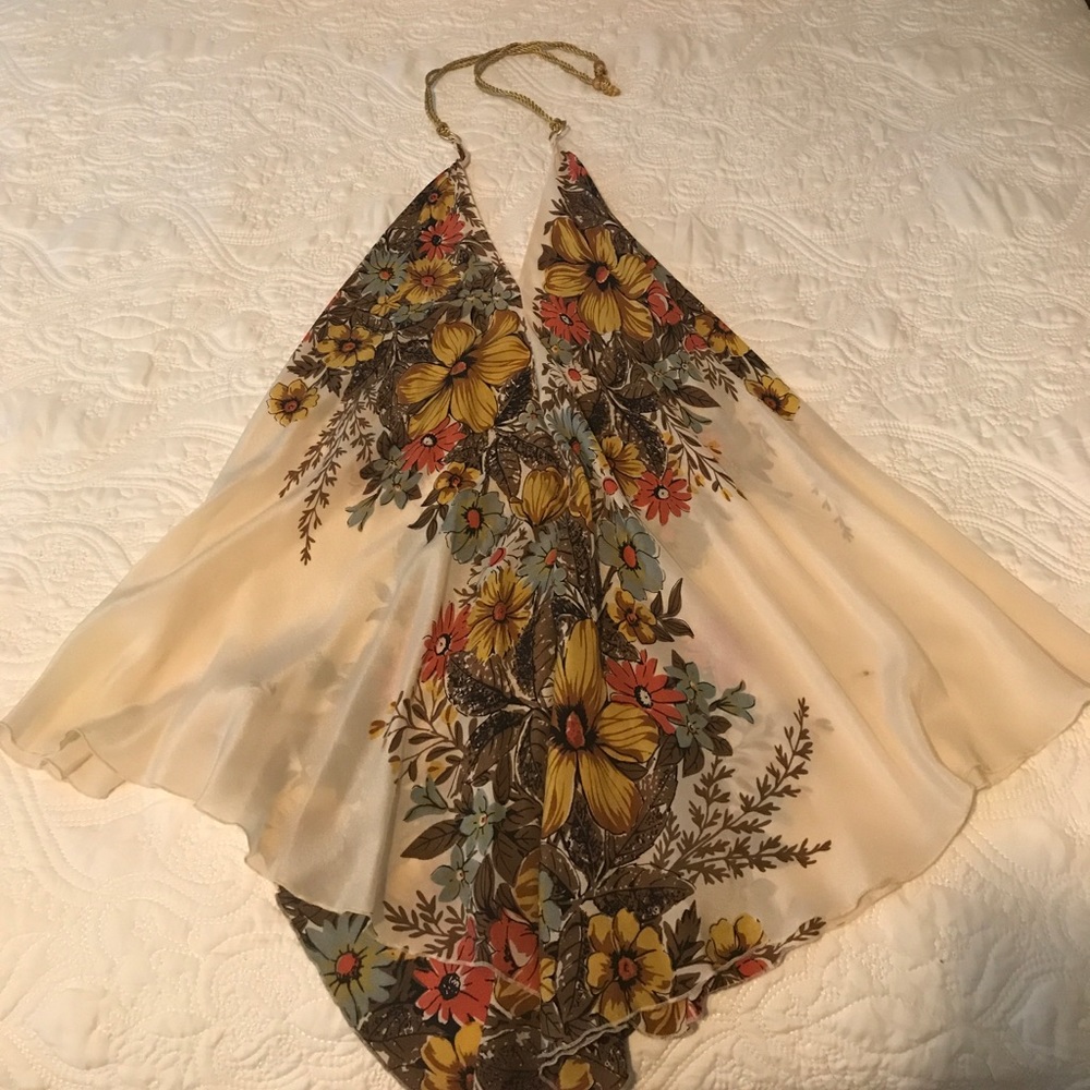 kimchi blue long floral tank top