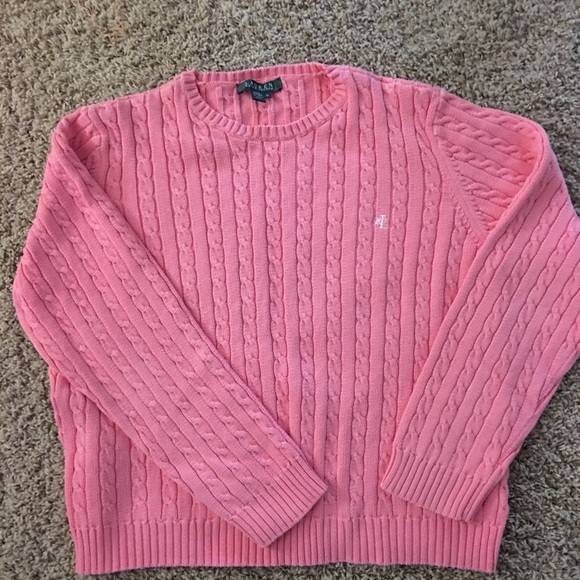 🎉Pink Ralph Lauren Sweater - Picture 2 of 3