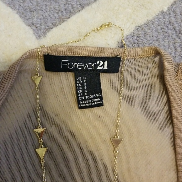 Tan Bodycon Junior Dress - Picture 5 of 8