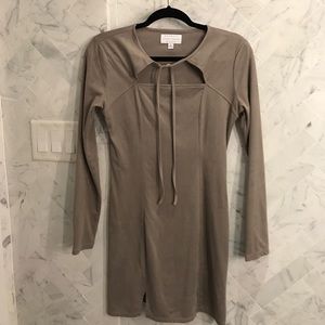 Kendall + Kylie Suede Dress