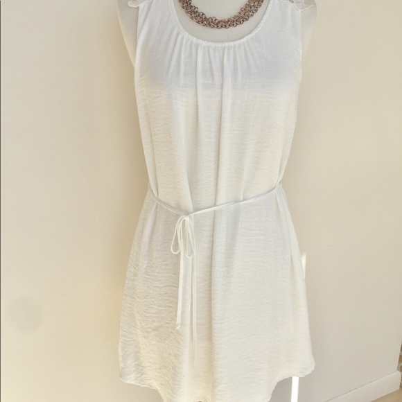 Ivory Crochet-Back Dress - Picture 2 of 8