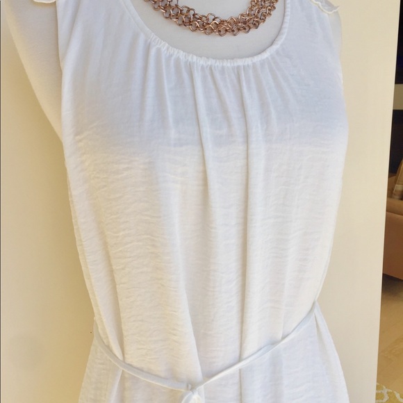 Ivory Crochet-Back Dress - Picture 3 of 8