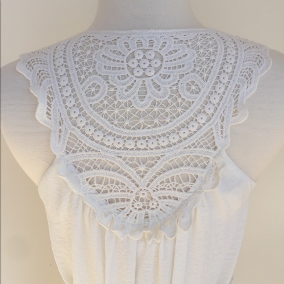 Ivory Crochet-Back Dress - Picture 7 of 8
