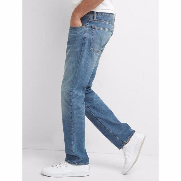 ❌❌SOLD❌❌ GAP Men's Distressed Straight Jean A1 - Picture 2 of 8