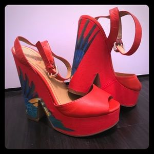 Nine West Brasil Wedge Sandals
