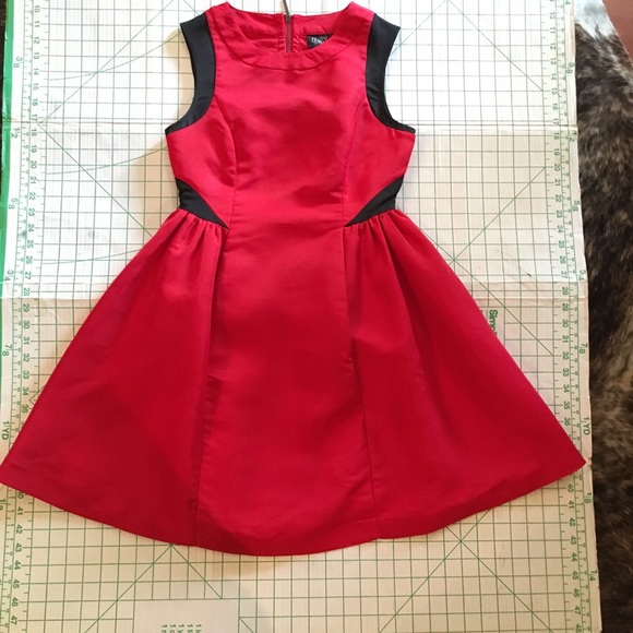 Prabal Gurug Red Skater Dress Size 2 - Picture 2 of 7