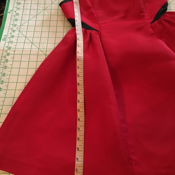 Prabal Gurug Red Skater Dress Size 2 - Picture 7 of 7
