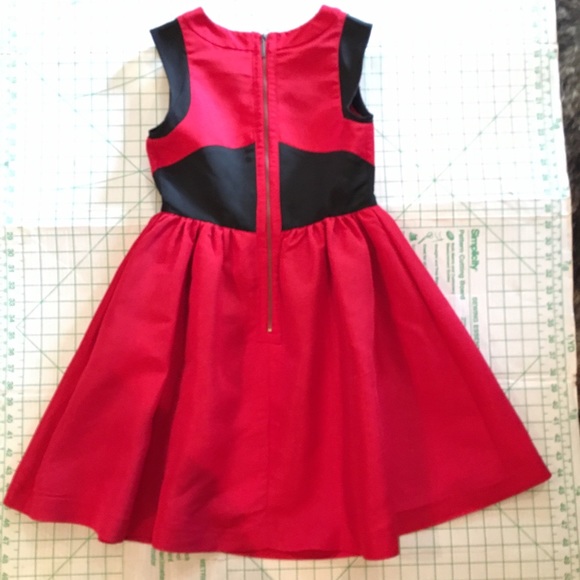 Prabal Gurug Red Skater Dress Size 2 - Picture 3 of 7