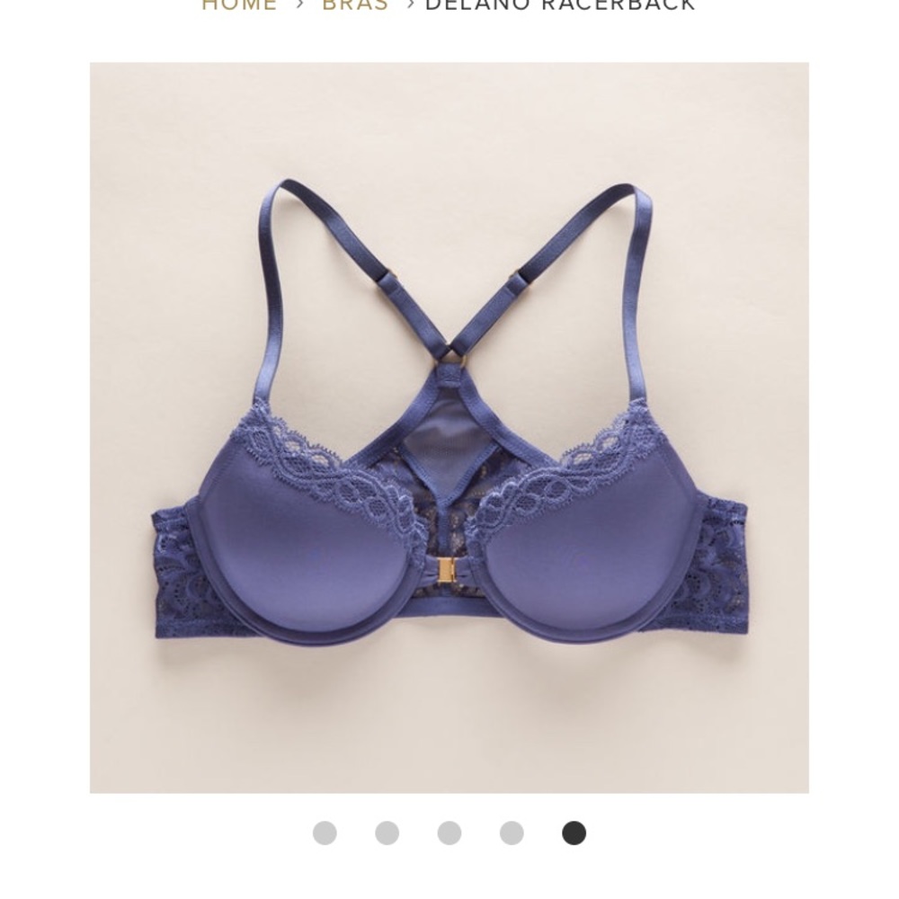 BNWT True & Co Delano Lace racerback bra 32B