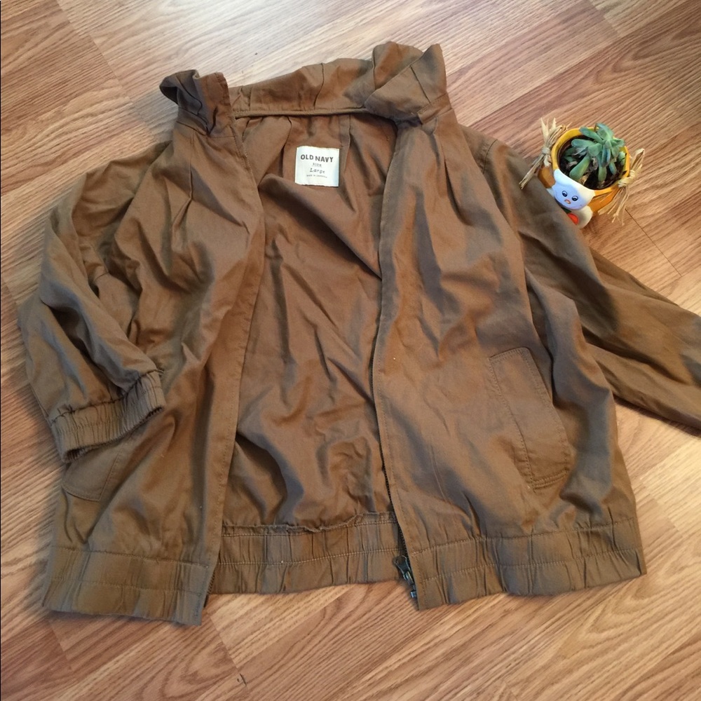 Old navy brown crop jacket