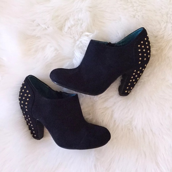 London Rebel Shoes - London Rebel Black Booties-4” heel-GUC-Sz 6