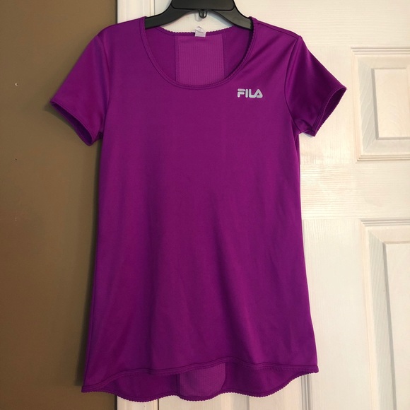 Fila Purple workout shirt - Picture 1 of 1
