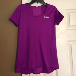 Fila Purple workout shirt