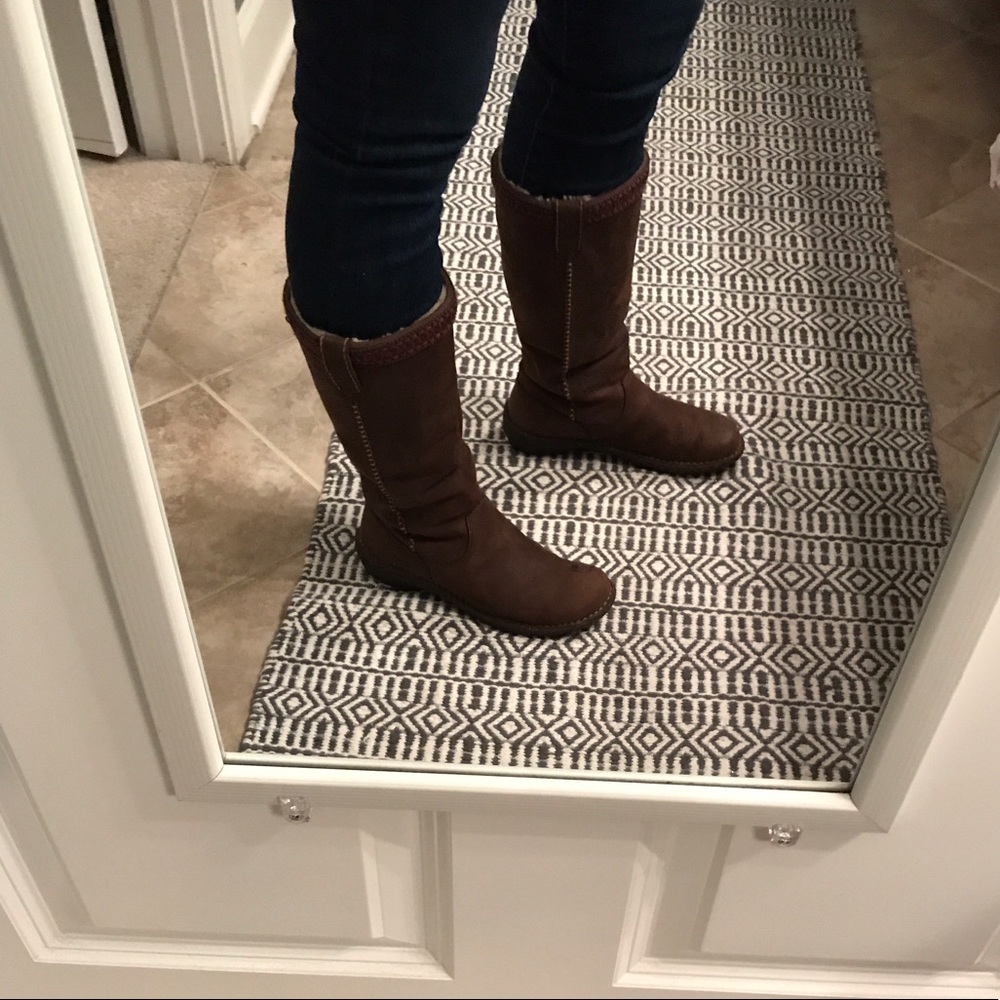 Ugg brown leather boots 8 - Picture 5 of 6