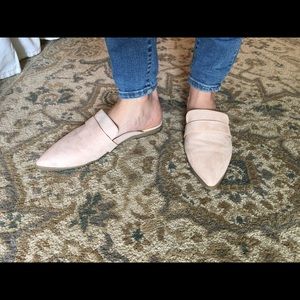 ASOS Blush Slip On Mules, size 7