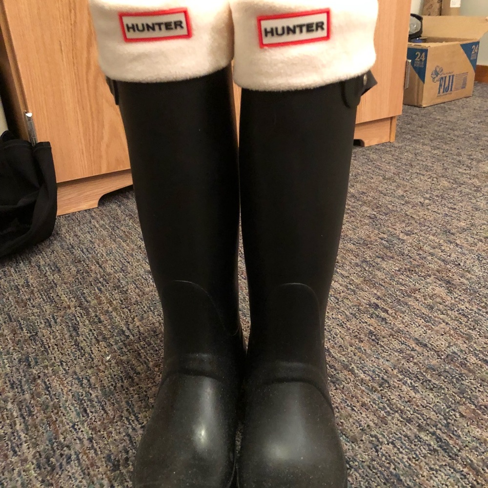 Hunter rain boots size 7